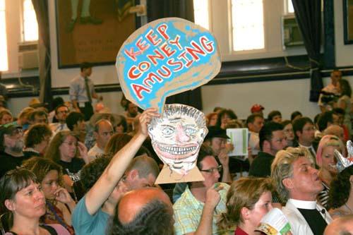 Sitt mouthpiece: ‘It’s our land’ – Coney Island debate boils over at latest scoping meeting