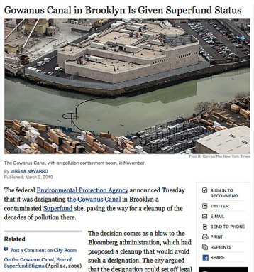 Hey, NY Times — get our filthy canals right!
