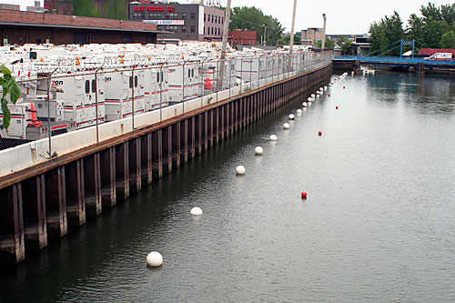 What are those balls in the Gowanus Canal?
