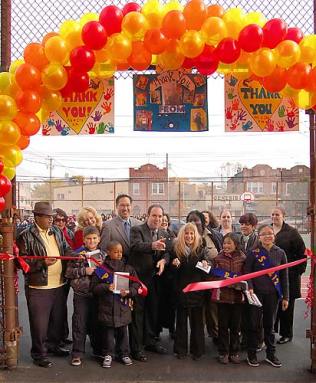 More recess, please! PS 212 cuts ribbon on new playground