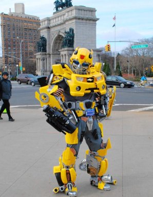 PHOTOS: Midwood man makes unbelievable robot costumes from household objects