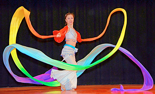 Chinese fusion — traditional Asian dance meets hip-hop at I.S. 228 lunar New Year fest