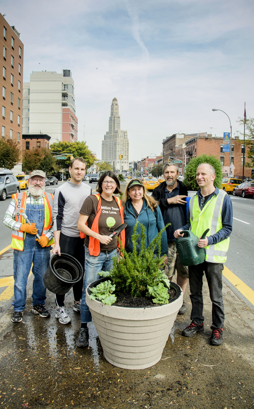 Green sweep! Volunteers clean and green Park Slope’s Fourth Avenue