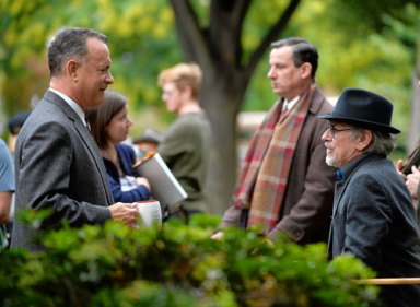 Hollywood does Flatbush: Tom Hanks, Spielberg in the neighborhood
