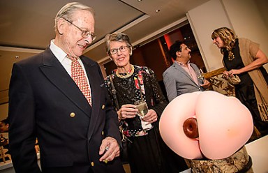Hole lotta art! Museum exhibit celebrates Arnold Lehman’s legacy
