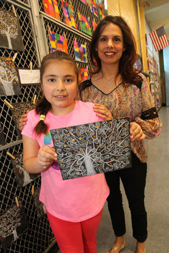 Easel A: PS 192 students display their art