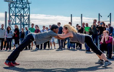 On the hoof: Dance show sends audience skipping across Red Hook