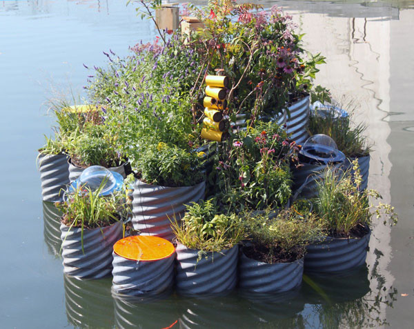 Nursery slime: Landscapers launch floating herb garden in the Gowanus Canal