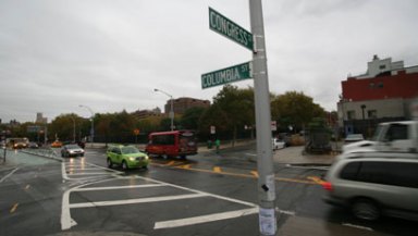 Beginning to see the light! New traffic signal coming to Columbia Street