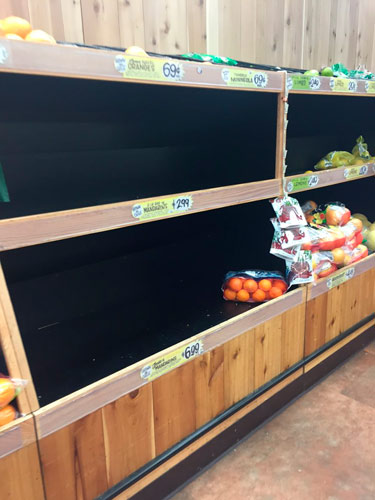 Trader snow! Brooklynites storm grocery aisles ahead of blizzard