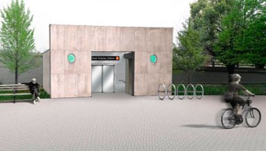 F yeah! Architect designs second York Street subway exit
