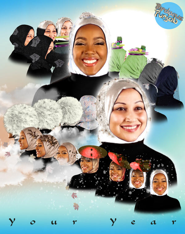 Heads up! Art video of fancy hijabs screening at Barclays Center