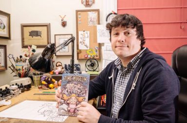 It’s about time! Local cartoonist launches tale of extra-dimensional exhibition hall