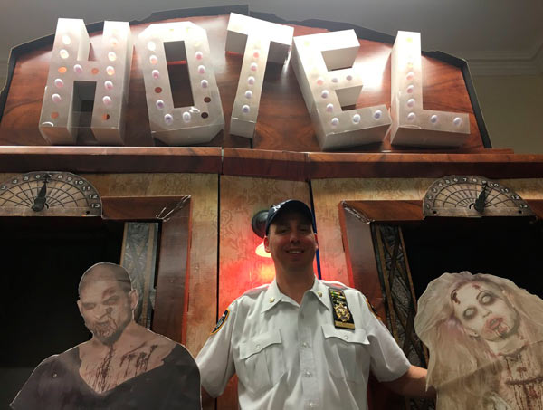Scare tactics: Cops stage haunted labyrinth in the basement of their P’Heights station house
