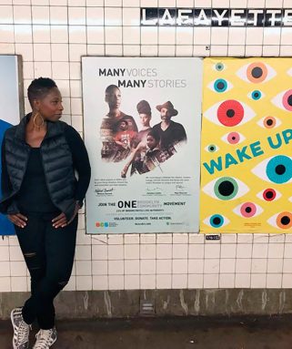 Underground activism: Subway-station posters shed light on boro poverty