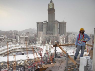 Building sights: Photos capture construction boom in holy city