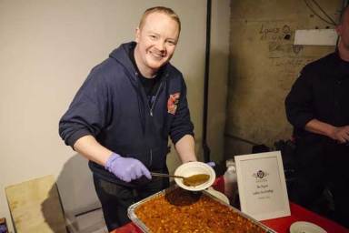 Five-alarm fun! Local firefighters compete over hot stoves in chili cook-off