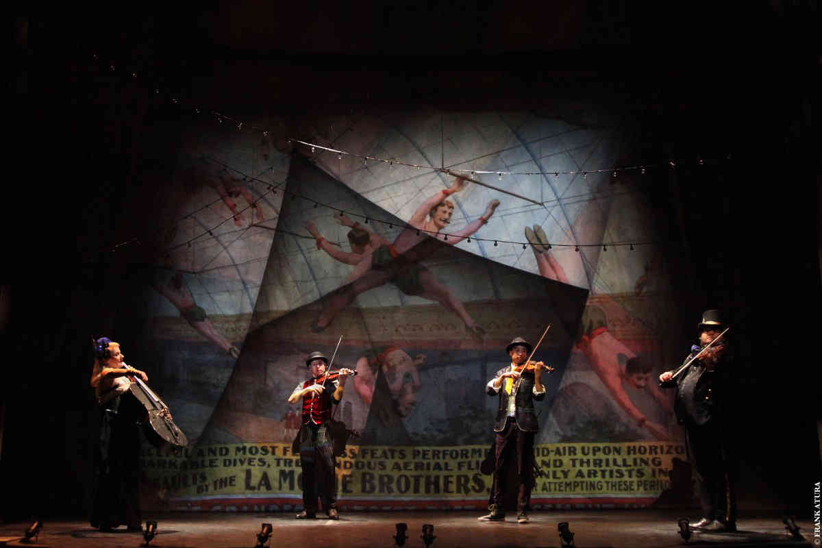 Four-string circus: Quartet evokes magic of the travelling show