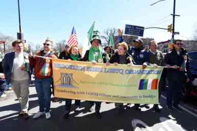 Irish pride: Spectators cheer on first LGBTQ marchers in Brooklyn St. Patrick’s Day Parade