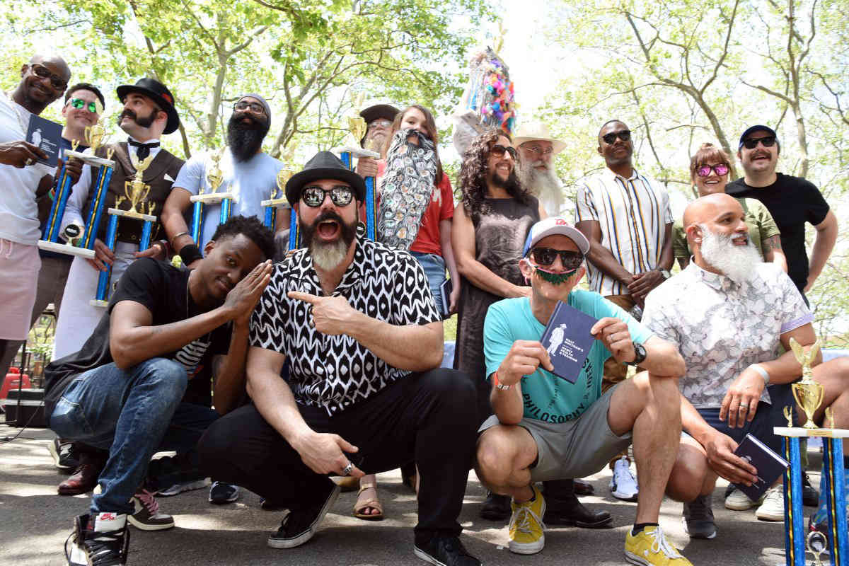 Sweet ‘stache! Brooklynites compete in Walt Whitman beard contest