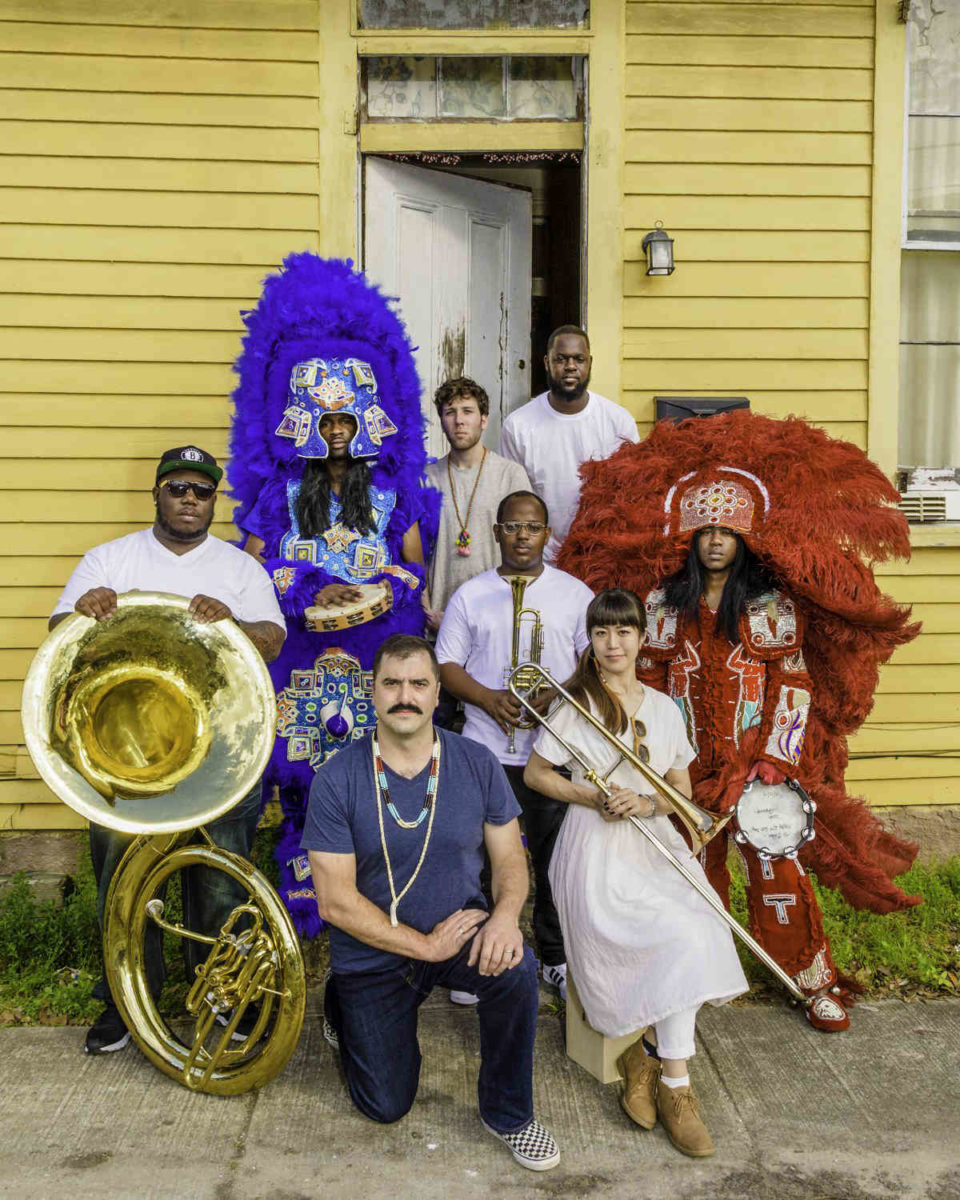 Bayou bash Mardi Gras Indian band brings the sound of New Orleans