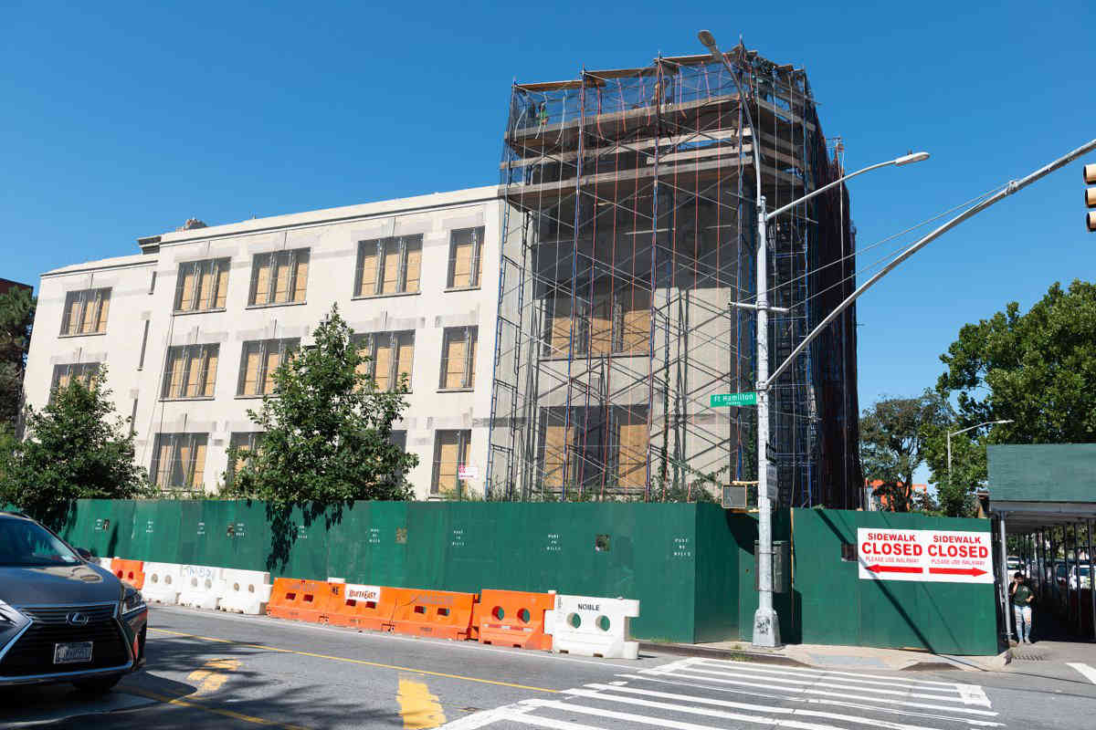 Former Catholic School building being demolished and sold in Borough Park