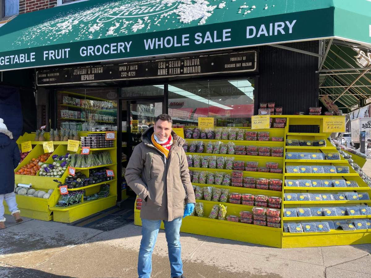 Trader Joe's fruit stand