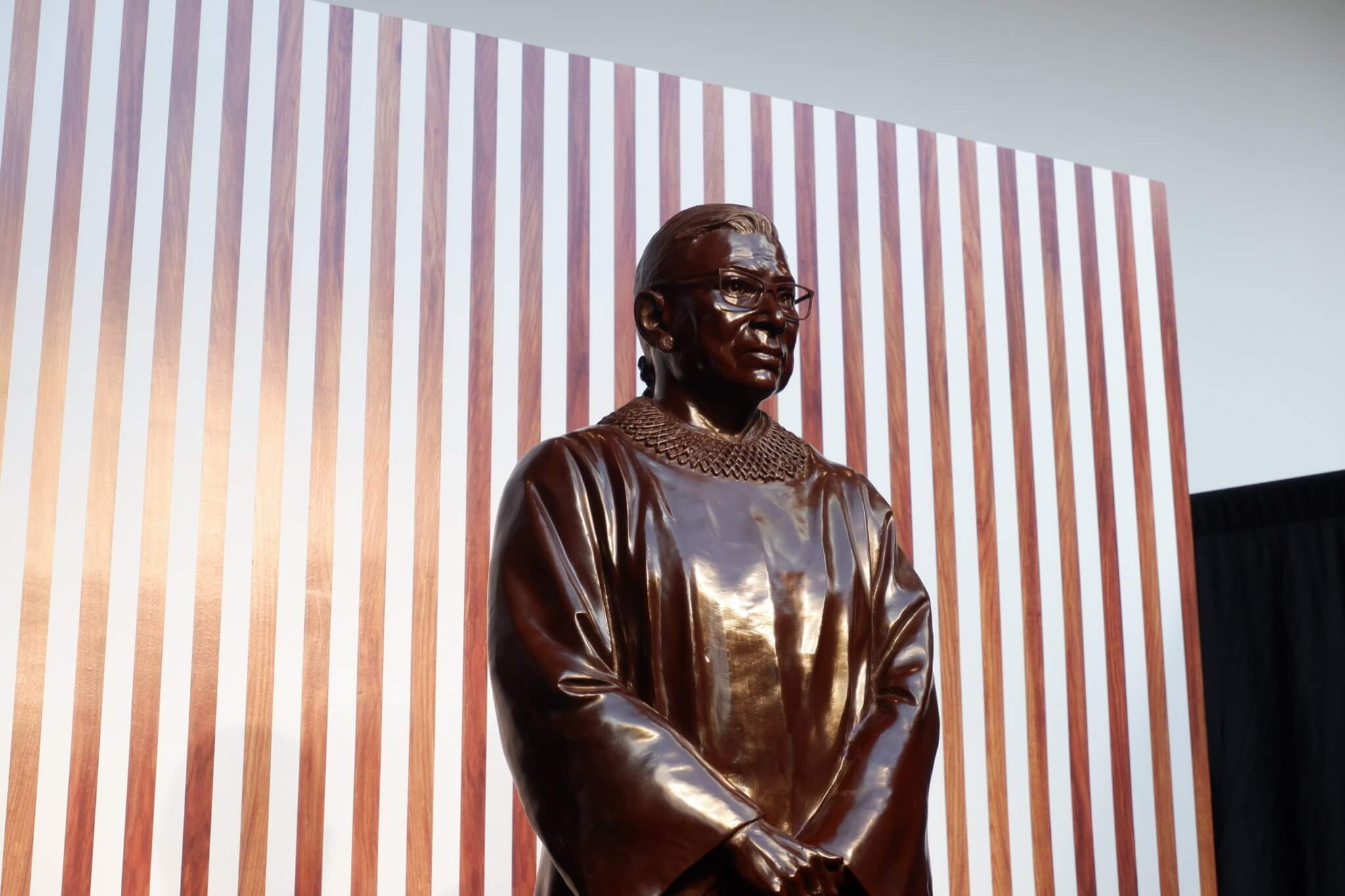 Herroner! New Ruth Bader Ginsburg statue unveiled at City Point