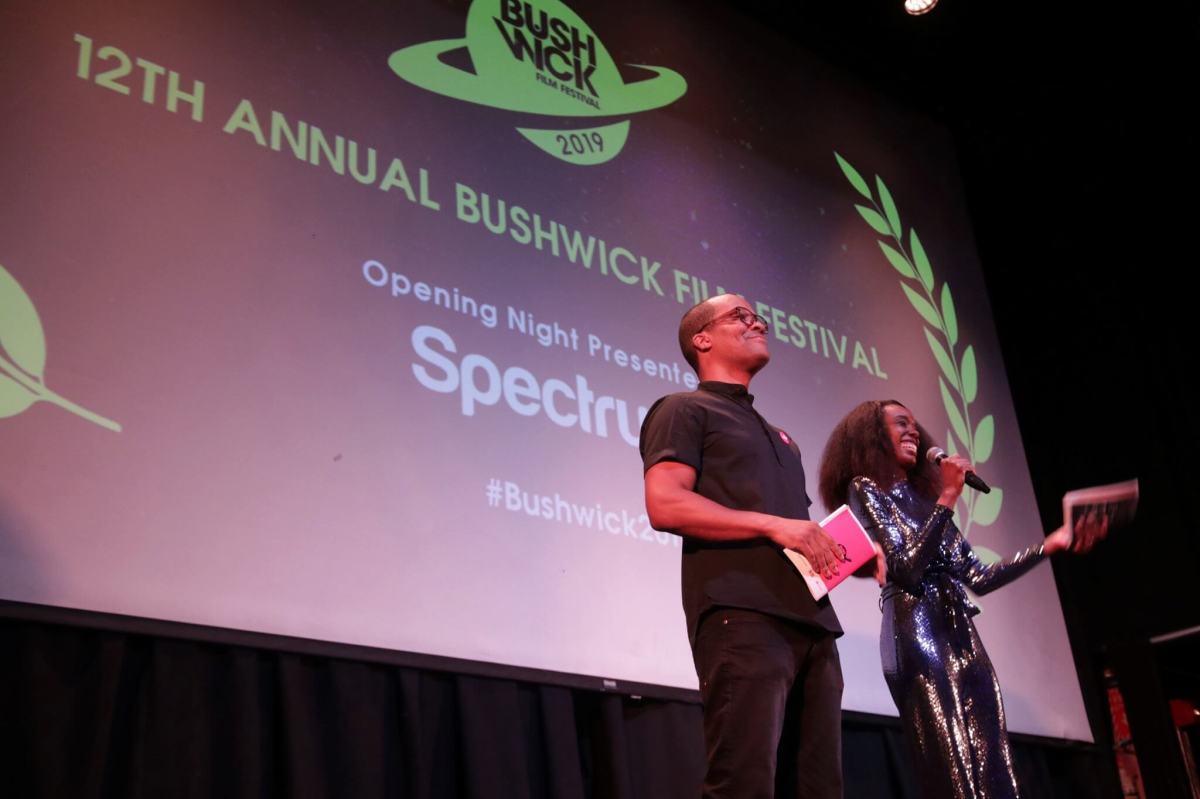 Kweighbaye Kotee and Rah Crawford at the Bushwick Film Festival