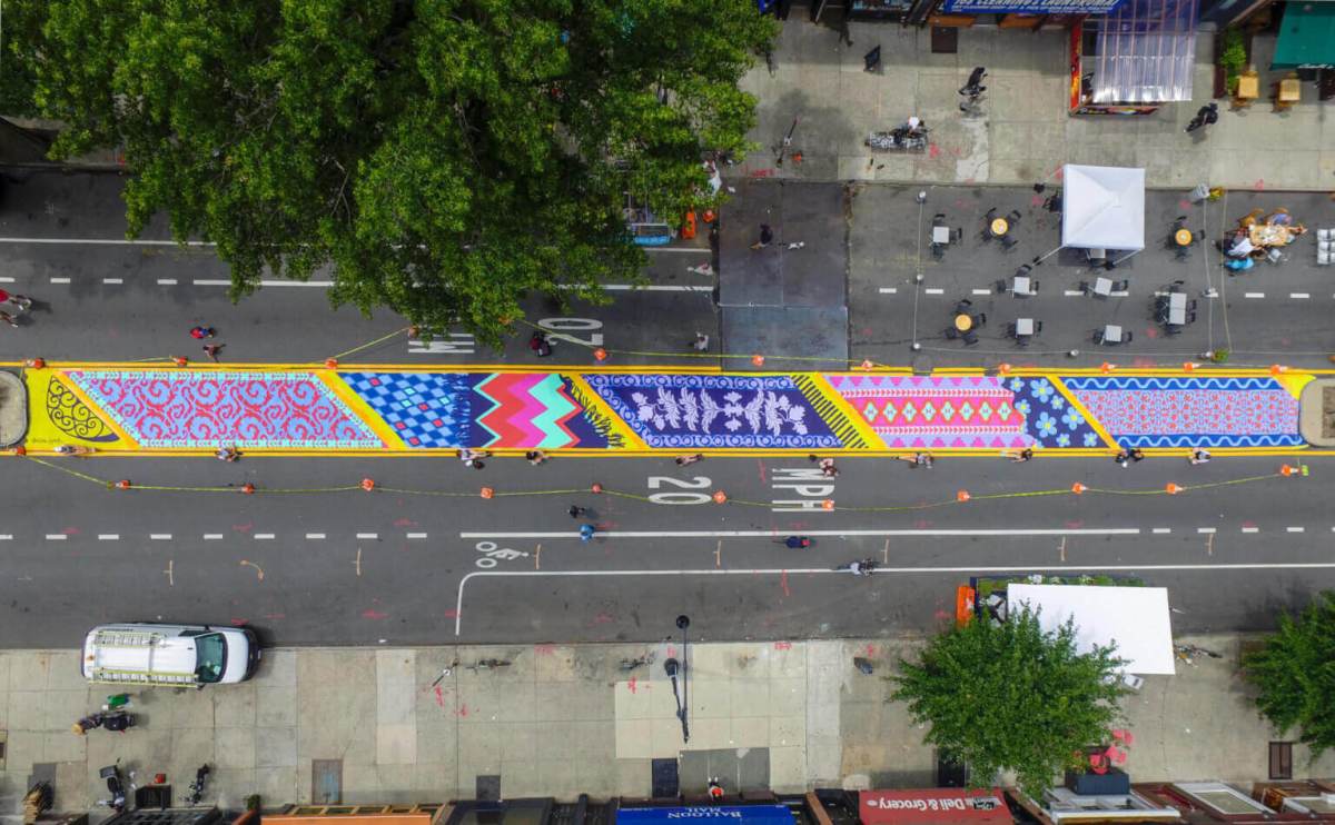 picture of vanderbilt avenue from above