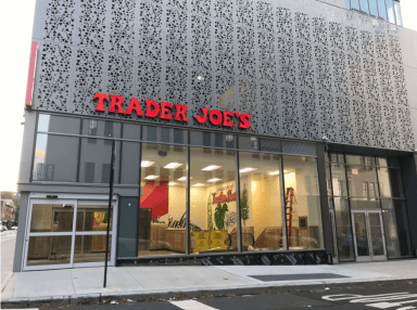 exterior of williamsburg trader joe's store