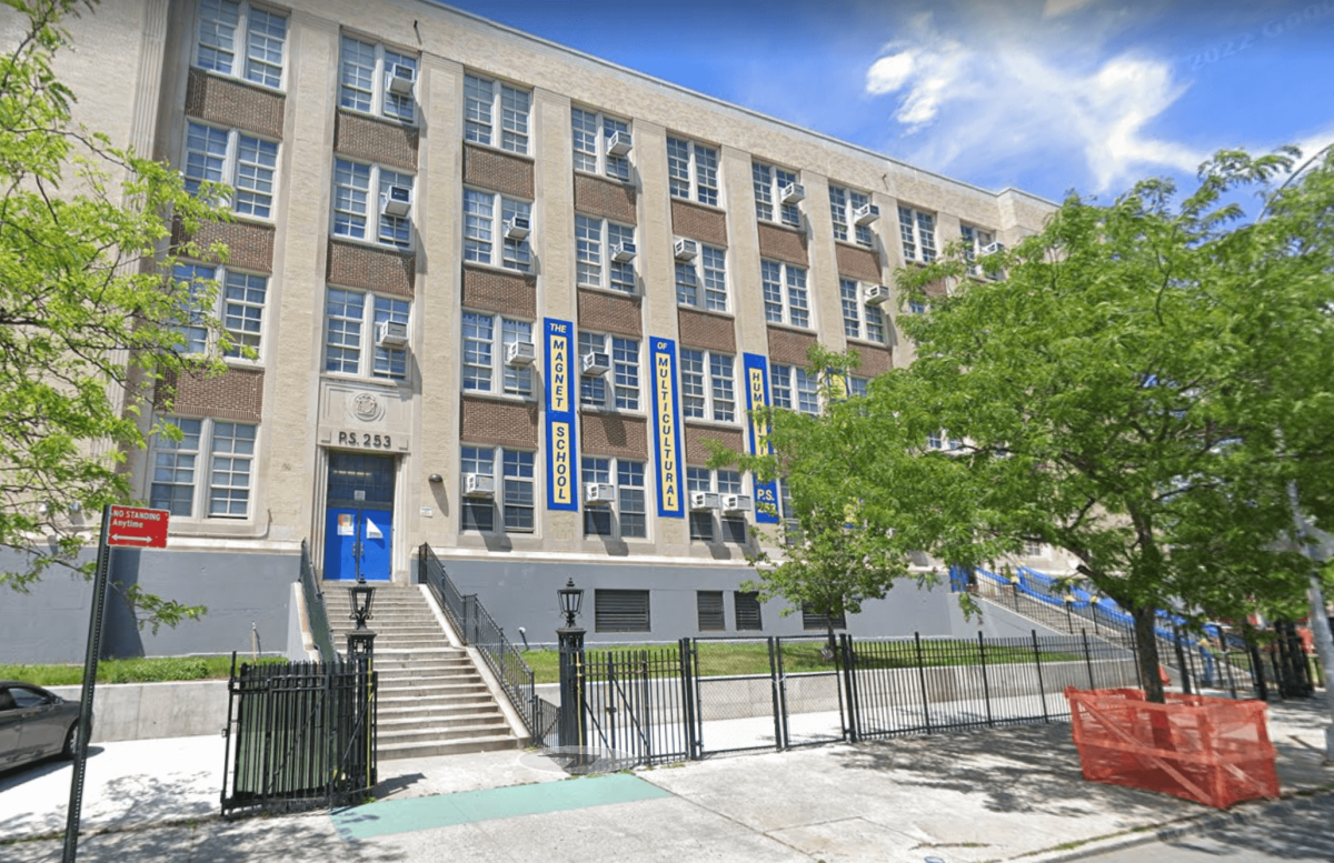 Brighton Beach school found to have an illegal construction spot outside school.