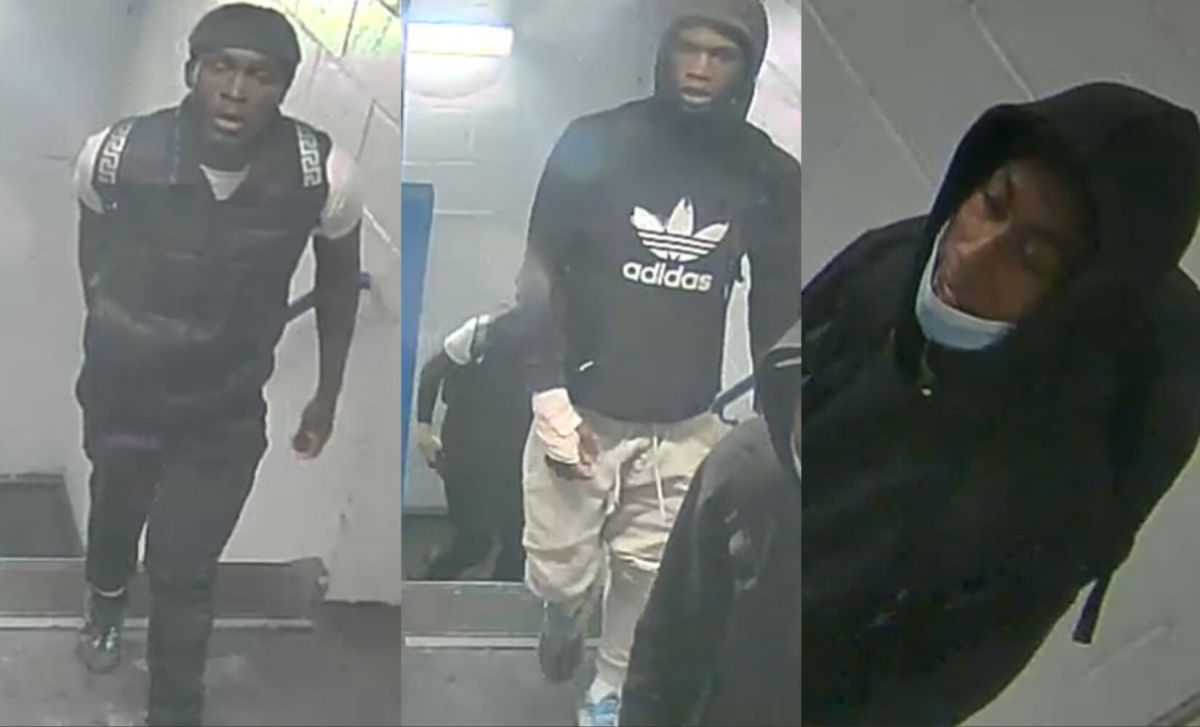 Police are looking for these three individuals in connection with a violent robbery of a 13-year-old at Kings Plaza Mall on May 7.