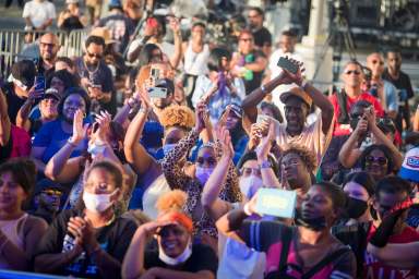 crowd at concert