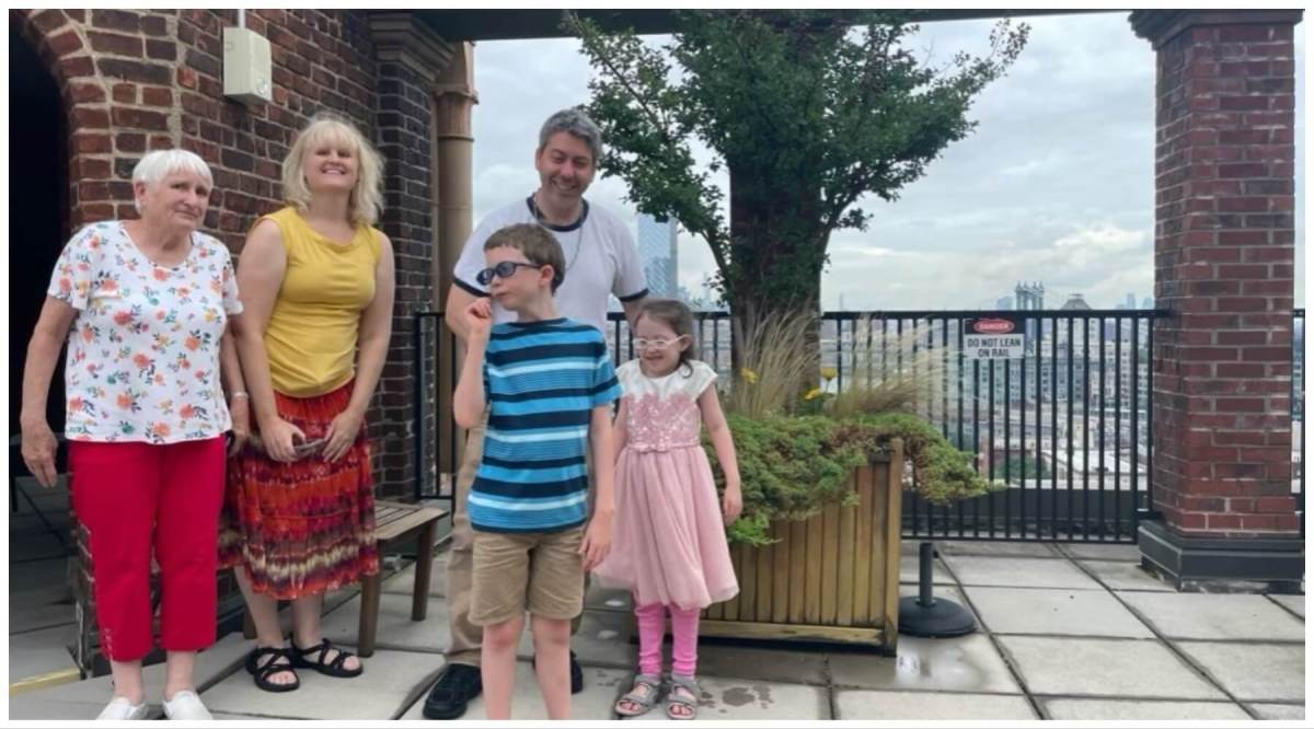 brooklyn heights watermark residents with boy whose autism therapy they sponsored