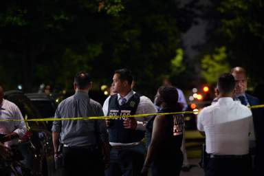 scene of crown heights shooting