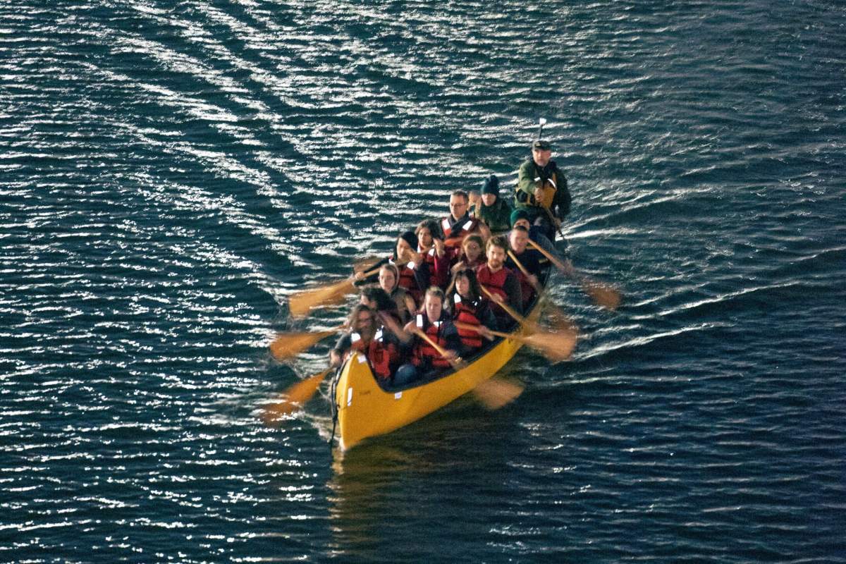 River watchers play in newtown creek greenpoint