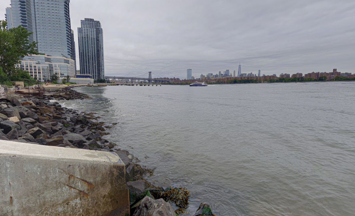 east river near bushwick inlet park