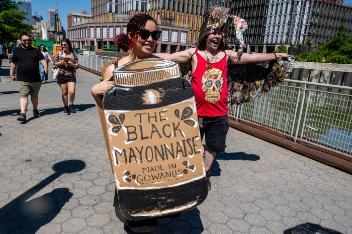 black mayonnaise costume