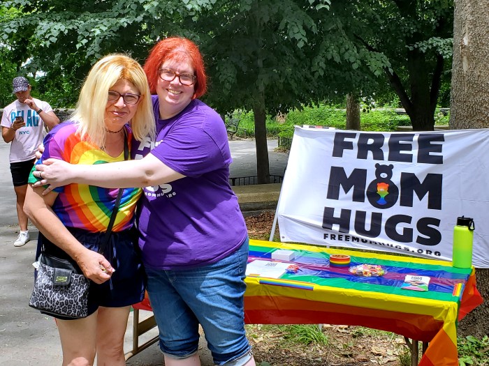 Free hugs from mom, free smiles and tons of love were passed around the annual pride event held in Bay Ridge.